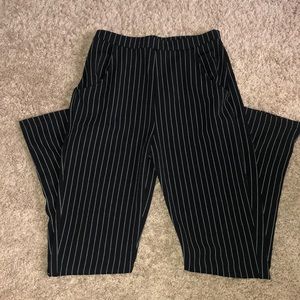 Pinstripe skinny trousers